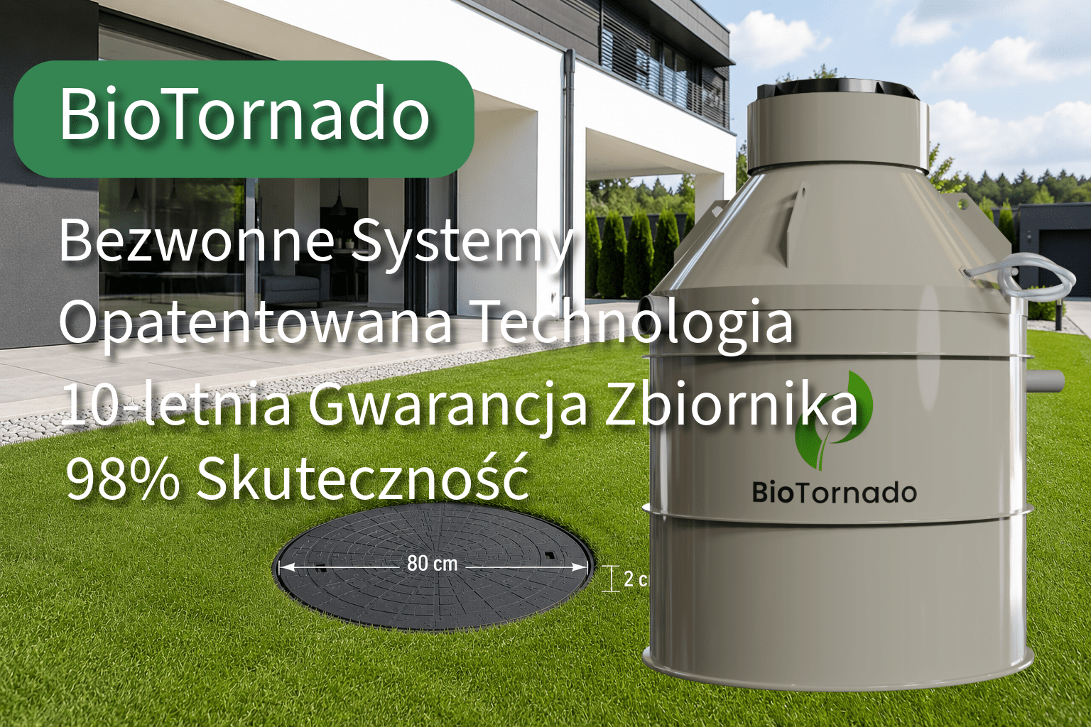 Biologiczna oczyszczalnia Biotornado